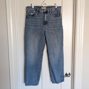 Madewell Perfect Vintage Straight Crop Jeans sz 31